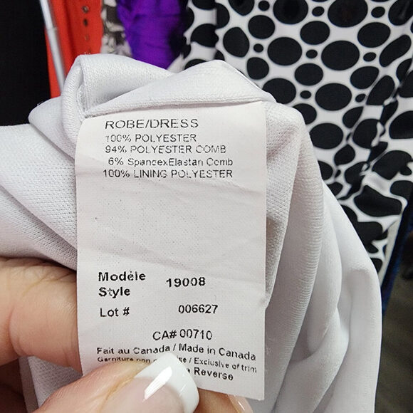 Joseph Ribkoff Black Retro Print Sheath Dress Size 4 - Picture 10 of 11